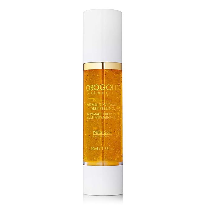White Gold 24K Multi-Vitamin Deep Peeling Facial Exfoliator - 50 ml., 1.76 fl. oz.