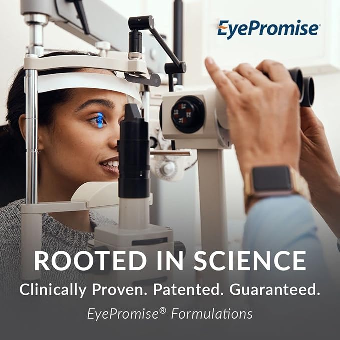 EyePromise Screen Shield All-in-One Eye Vitamin | Omega–3 Fish Oil, Bilberry, Lutein, Zeaxanthin, Vitamins A, C, B12, Zinc | 30 One-A-Day, Easy-Swallow Softgel Capsules