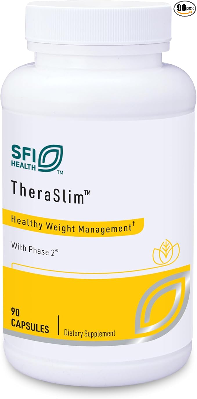 Klaire Labs Theraslim - Phase 2 Carb Controller Formula with White Bean Extract to Help Block Starches & Carb Calories (90 Capsules)