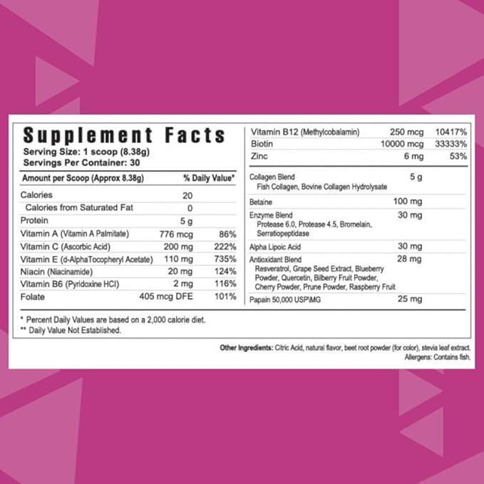 Youngevity Collagen Peptides - Hair, Skin & Nails Support - Powder Drink