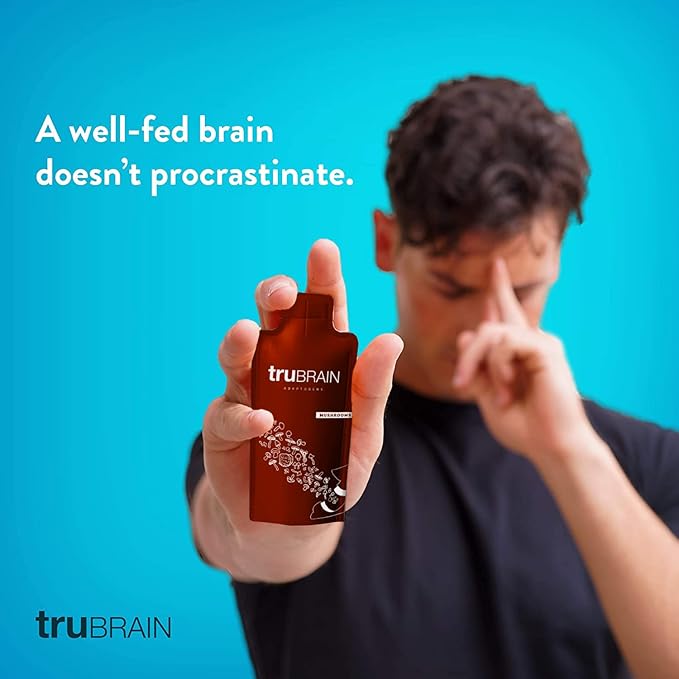 TruBrain Drinks â Nootropic Brain Food Designed by Neuroscientists to Boost Mental Output & Improve Memory Nootropic Supplement