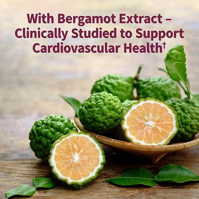 Garden of Life Herbals Heart Health Supplement with Folate, Bergamot, Green Tea & Vitamin E & K for Cholesterol, Circulatory & Blood Pressure Support, Non-GMO, Gluten-Free, Citrus Flavor, 30 Servings