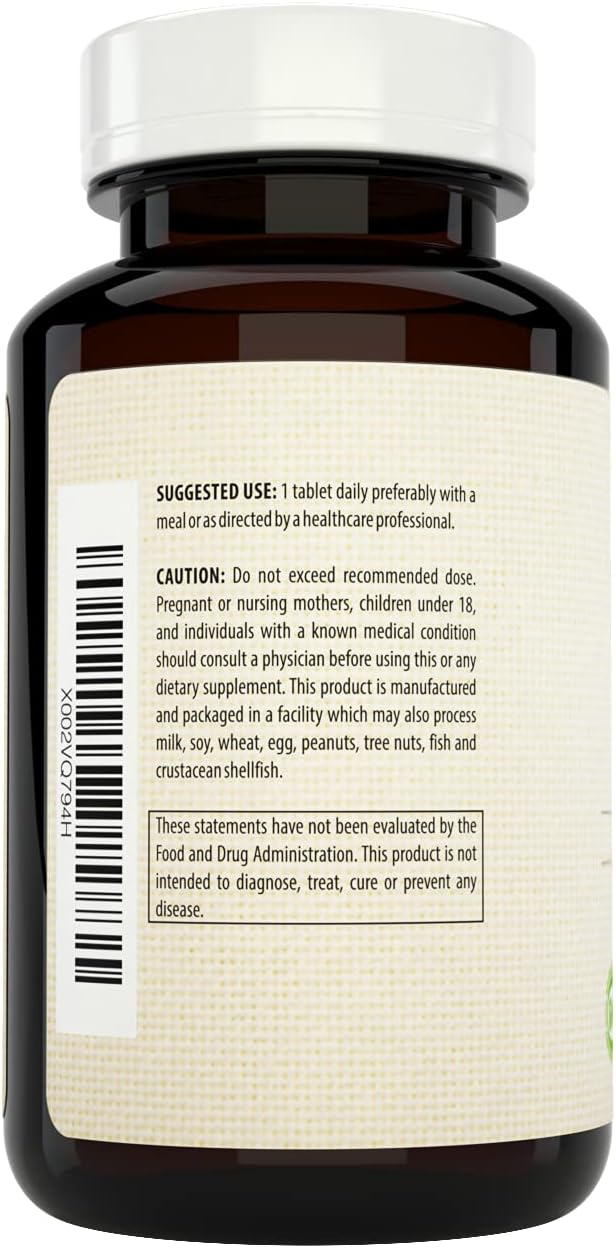 Nature's Potent Zinc 50 mg, Immune Support Supplement - High Potency for Maximum Immune & Antioxidant Health - Made in USA from Natural Zinc Oxide - 365 Tablets (1 Year Supply)