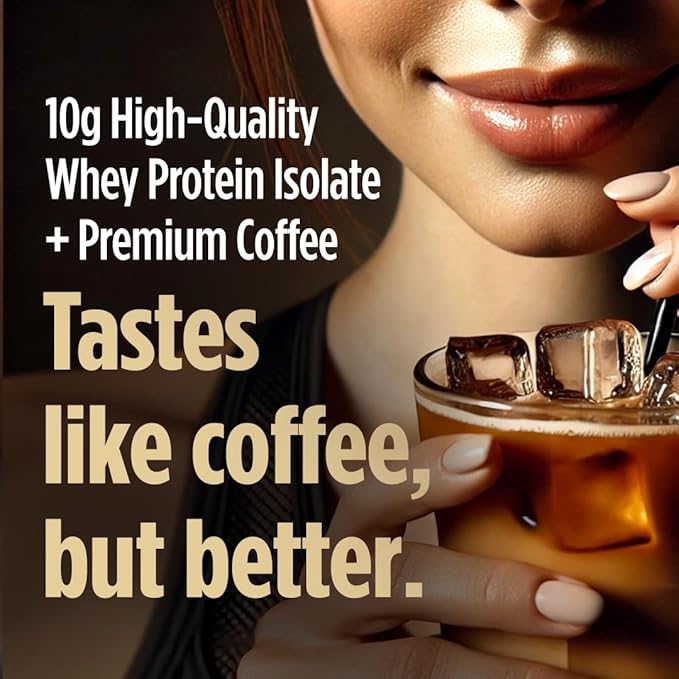 VitaCup Slim Protein Coffee Shake for Diet Support, Instant Coffee w/Whey Protein Powder, B Vitamins & Fiber, Dietitian Developed for Performance & Taste, Make as Iced Coffee or Shake, 2 Bags