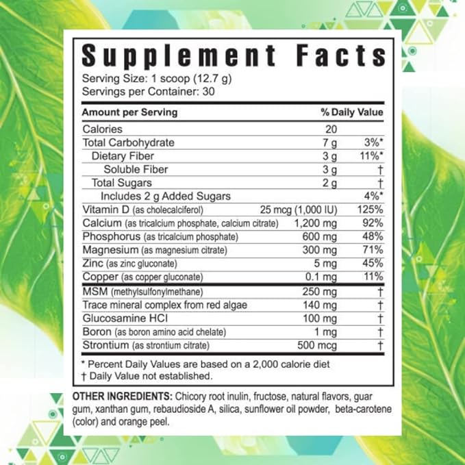 Youngevity Beyond Osteo FX - Tropical Vanilla | Healthy Bone & Joint Support | Multi-Vitamin Powder | 30 Servings (1 Canister)