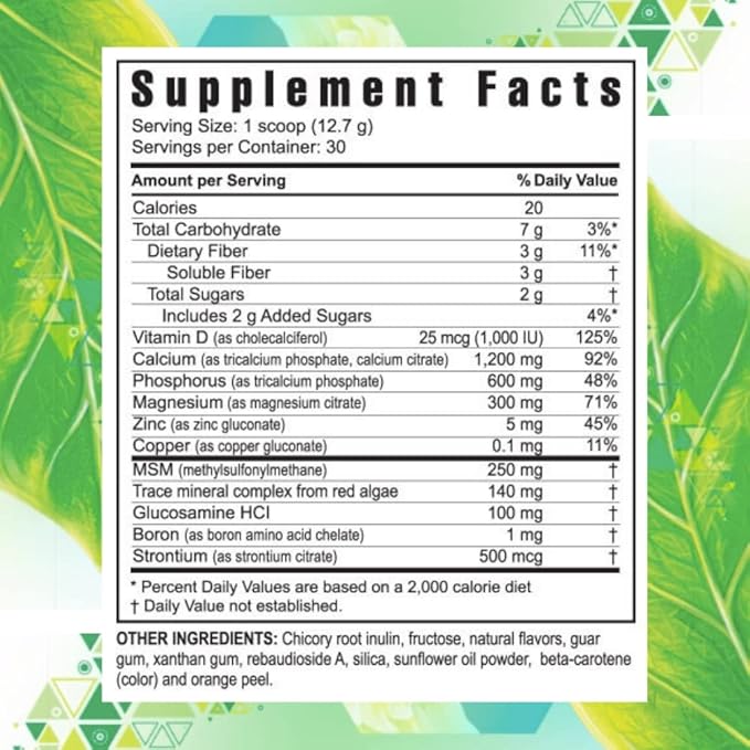 Youngevity Beyond Osteo FX - Tropical Vanilla | Healthy Bone & Joint Support | Multi-Vitamin Powder | 6 Canister