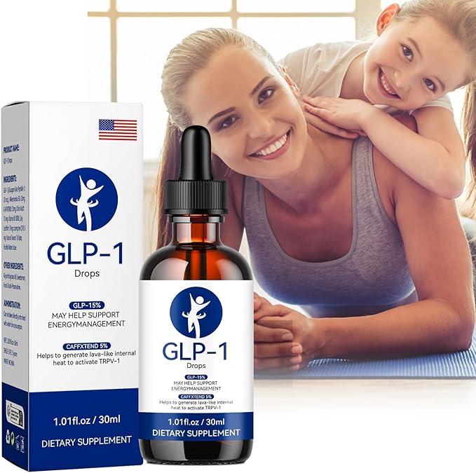 GLP-1 Supplement Drops for Men and Women, Easy to Use Drops (2PC)
