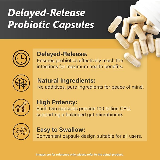 Probiotics with Prebiotics for Men and Women - 35 Strains Organic Probiotic 100 Billion CFU for Gut & Digestive Health, Vegan Acidophilus Probiotic Supplement, Non-GMO Raw Probiotic 60 Capsules
