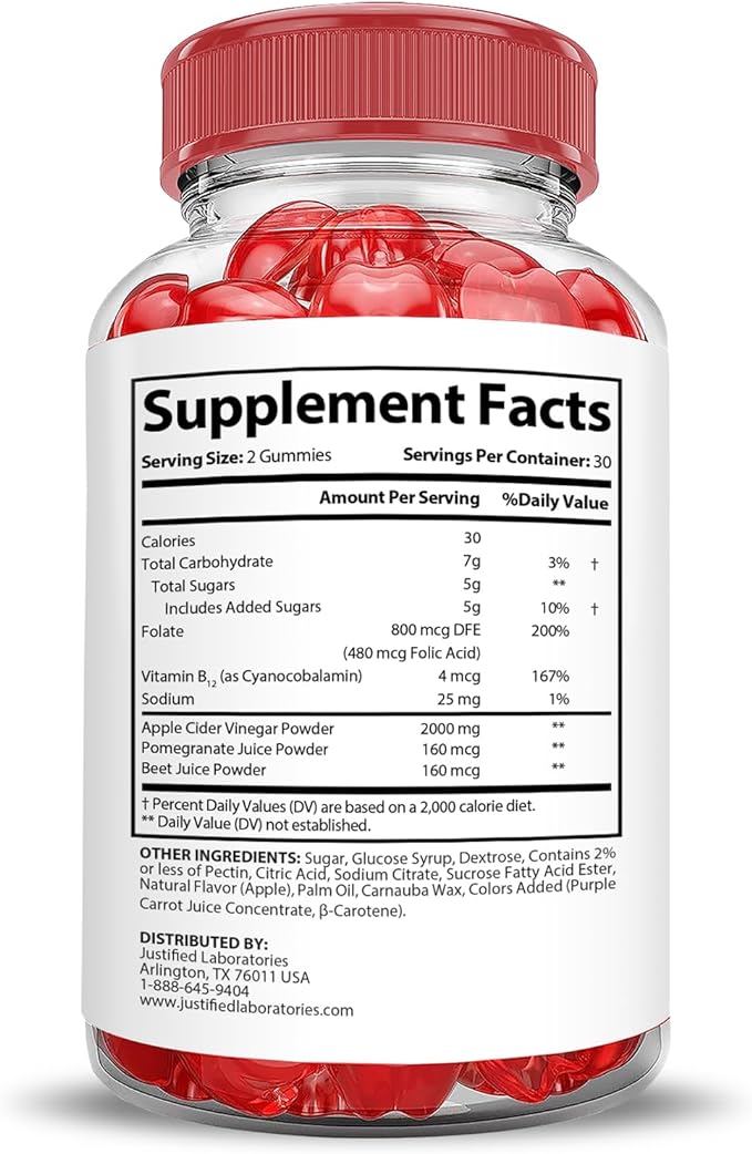 (2 Pack) Trim Tummy Keto ACV Gummies Extreme 2000MG Trim Tummy Keto Gummies Apple Cider Vinegar Formulated with Pomegranate Beet Juice Powder B12 Vegan Non GMO 120 Gummys