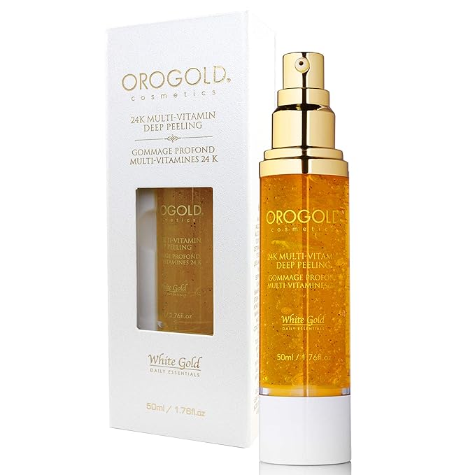 White Gold 24K Multi-Vitamin Deep Peeling Facial Exfoliator - 50 ml., 1.76 fl. oz.
