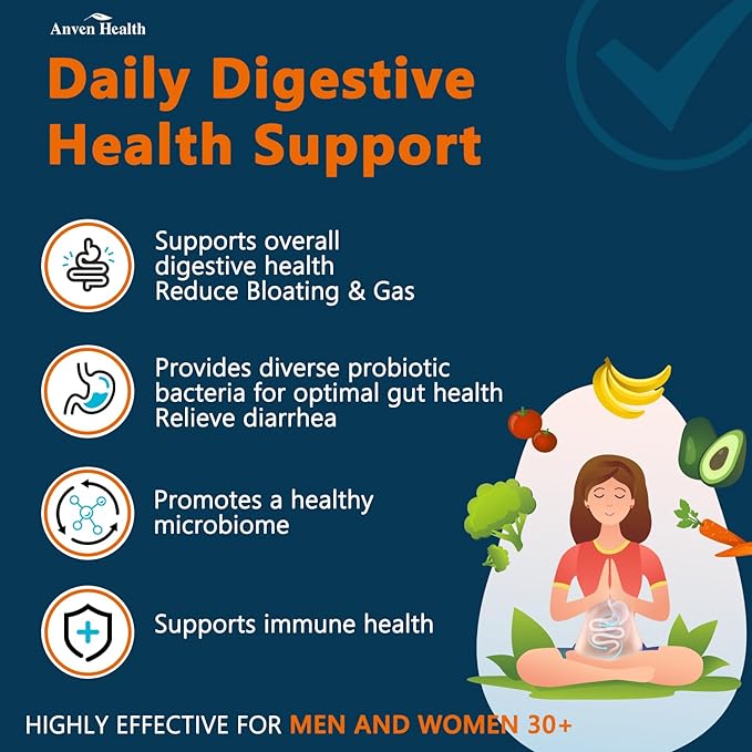100 Billion Probiotics for Men and Women 27 Strains 5 Organic Prebiotics for Gut Digestive & Immune Health, Supports Diarrhea Gas Bloating, Vegan Probiotic Supplement Formula丨180 Caps