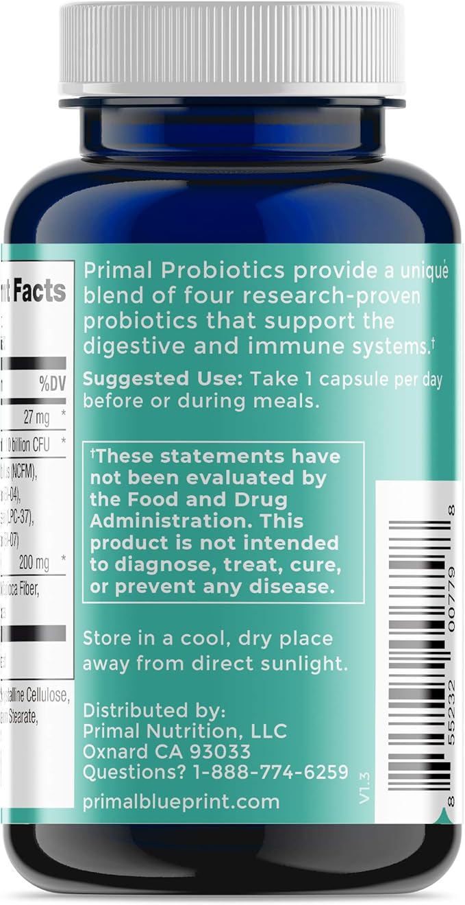 Primal Blueprint, Primal Probiotics, 60 Count