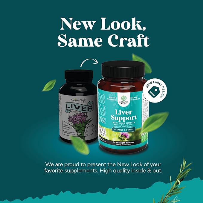 Liver Cleanse and Detox & Repair Formula - Herbal Liver Support Supplement with Milk Thistle Dandelion Root & Artichoke Extract for Liver Health - Silymarin Milk Thistle Liver Detox Capsules