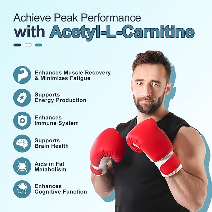 2 Pack Acetyl L-Carnitine Gummies 2000mg, L-Carnitine Supplement with Vitamin C & B12, ALCAR for Energy, Brain & Mood Support, Fatty Acid Metabolism, Vegan, Non-GMO, Sugar Free, 120 Count