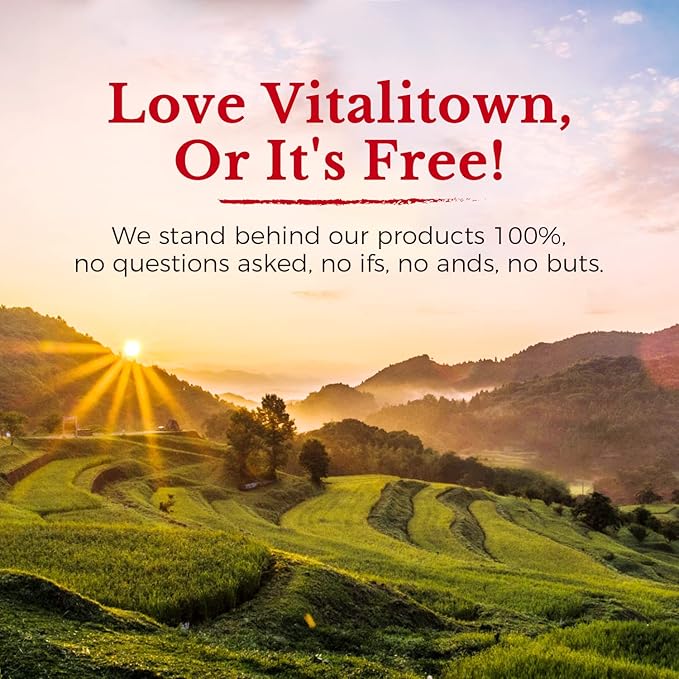 Vitalitown Iron Supplement for Women Men, Hign Potency 65mg Iron with Vitamin C 250mg, Less Constipating, Better for Blood Building & Energy Improvement, No Gluten, Non-GMO 60 Vegan Iron Pills