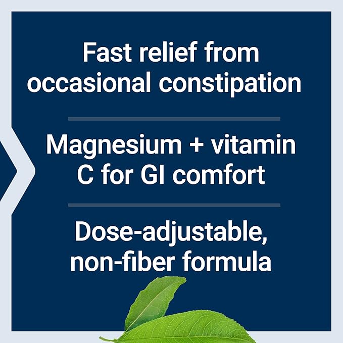 Life Extension Effervescent Vitamin C Magnesium Crystals, immediate Relief from Occasional Constipation, Gluten-Free, Non-GMO, Vegetarian, Net Wt. 180 Grams