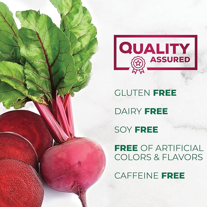 Beet Chews - Soft Beet Root Chewables with Grape Seed Extract Supports Heart Health & Energy with Powerful Antioxidants - Nature's Beetroot Nitric Oxide Supplement, Berry Flavor - 60 Vegan Soft Chews