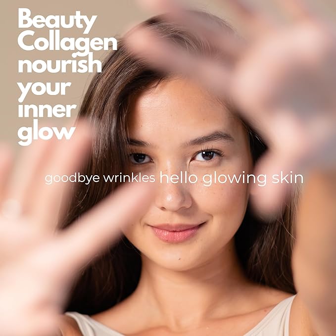 Collagen+ Powder - 18g Protein - Hydrolyzed Collagen + Biotin + Hyaluronic Acid & Vitamin C | Gluten Free No Sugar Non GMO 16 Oz