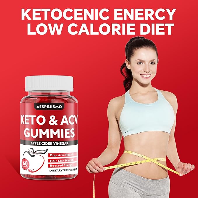 Keto ACV Gummies 1500MG – Premium Apple Cider Vinegar Formula with Pomegranate, Beet Juice, Vitamin B12 B6 – Vegetarian Friendly 180 Gummys