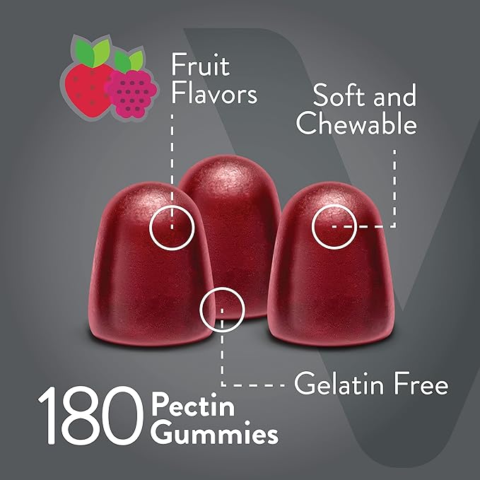 Prebiotic Fiber Gummies for Adults, 7g - Zero Sugar Added - Fiber Supplement Gummies for Digestive Health Regularity & Natural Weight Support - Vegan, Gelatin Free - Chewable Fruit Flavored Gummy