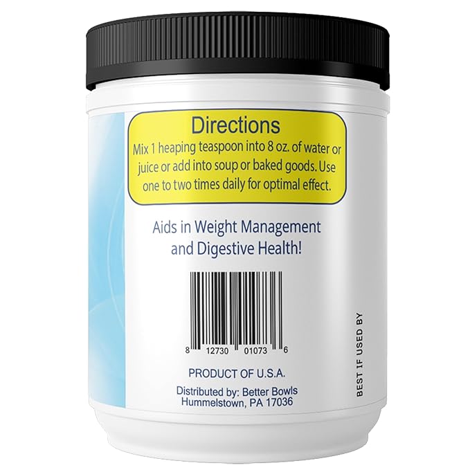 Unflavored Fiber Powder, Instant, Sugar-Free & Gluten-Free, 8 Ounce