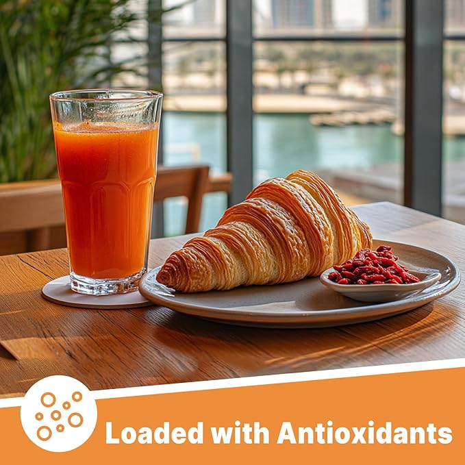 UNLEASH'D ORGANIC Organic Goji Berry Juice Powder 16 oz 100% Pure Natural Green Food, Rich in Antioxidants and Multivitamins, Boosts Immune System, Supports Eye Health, Promotes Skin Health