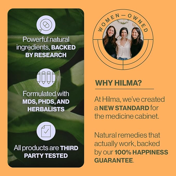 Hilma Prebiotic Fiber Gummies – Daily Fiber Supplement, Gummies for Adults – Supports Gut Health for Women & Promotes Regularity – Citrus & Berry Natural Flavor – FSA Eligible, 60 Count