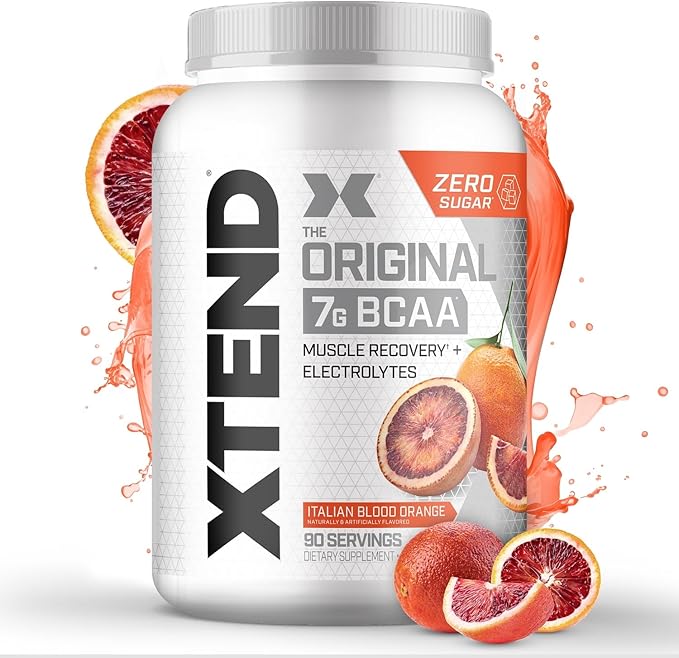 Xtend XTEND Original BCAA Powder 7g BCAA and 2.5g L-Glutamine, Sugar Free Post Workout Muscle Recovery Drink with Amino Acids for Men & Women, 90 Servings
