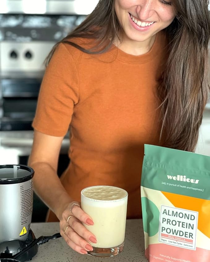 Clean Vegan Protein Powder Vanilla - Organic Plant Based Protein Powder Dairy Free for Gut Health, No Sodium, High Fiber, Keto Friendly, Non Dairy, Lactose Free Protein Powder