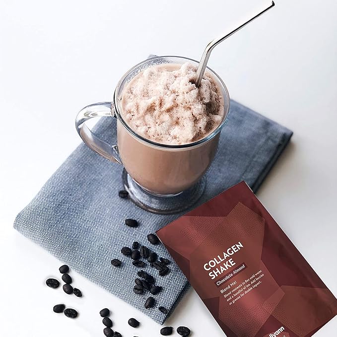 Dr. Kellyann Keto Chocolate Almond Shakes (7 Servings) – Grass-Fed Collagen Protein, Keto & Paleo-Friendly, Gluten-Free