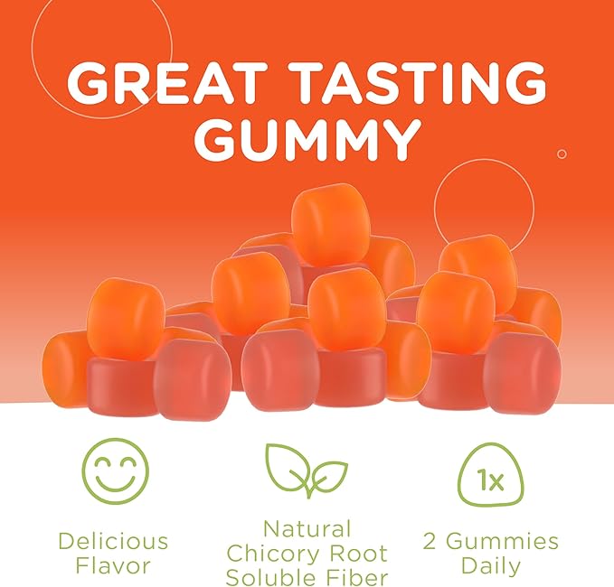 Zahler - Fiber Gummies for Adults & Kids (60 Count) Certified Kosher Adult & Kids Fiber Gummy Chews for Digestion Support, Healthy Regularity & Overall Health - Chewable Children's Fiber Supplements