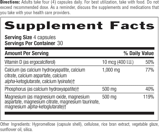 Country Life Cal-Mag Veg Capsules, 120 Capsules…