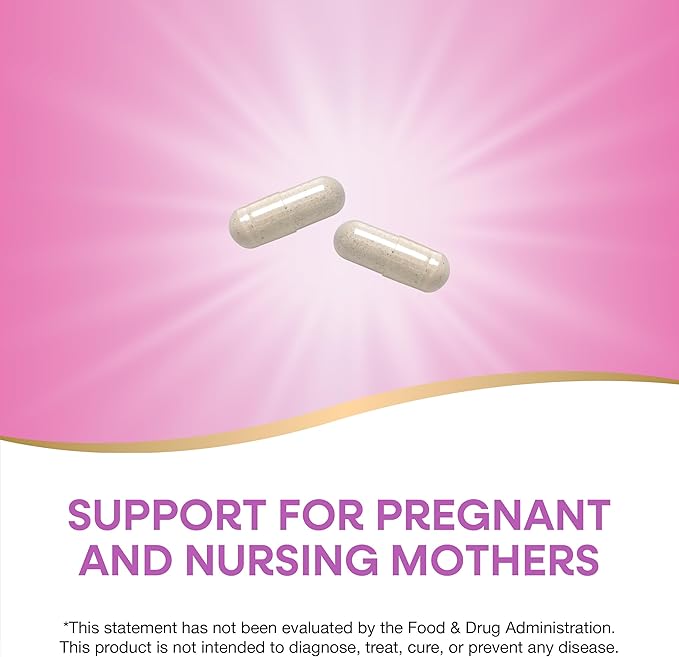 Nature's Way Prenatal Multivitamin, with folate for Healthy Brain and Spinal Development*, 180 Capsules