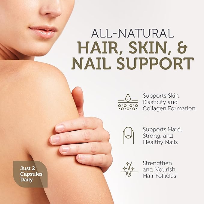 Zahler Shine Hair Skin and Nails Vitamins for Women & Men - Multivitamin for Hair Growth, Stronger Nails and Skin Health - Kosher Supplement with Biotin, Keratin & Hyaluronic Acid (60 Capsules)