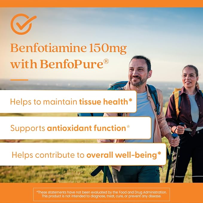 Doctor's Best Benfotiamine 150 with BenfoPure, Helps Maintain Glucose Metabolism, Non-GMO, Vegan, Gluten Free, Soy Free, 150 mg, 360 Veggie Caps