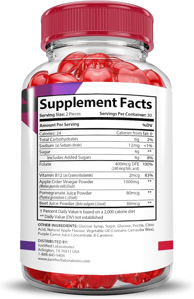 (3 Pack) Keto Snax Keto ACV Gummies Advanced Formula 1000MG Keto Snax Keto Gummies Apple Cider Vinegar Formulated with Pomegranate Beet Juice Powder B12 Vegan Non GMO 120 Gummys