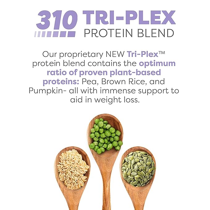 310 Nutrition – All-In-One Meal Replacement Shake - New Formula with Fiber Rich Vegan Superfood Blend - Natural Sweeteners - Low Carb Shake, Keto & Paleo Friendly - Gluten Free - 26 Essential Vitamins & Minerals - Variety Shake Box - Caramel Sundae