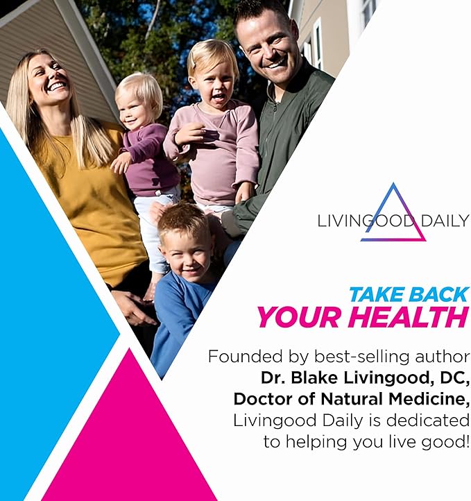 Livingood Daily Magnesium 300mg - High Bioavailability Magnesium Complex - Magnesium Citrate, Malate, Glycinate, Oxide, & Chicory Root Inulin - Muscle Relaxation, Nerve, & Heart Health - 60 Capsules