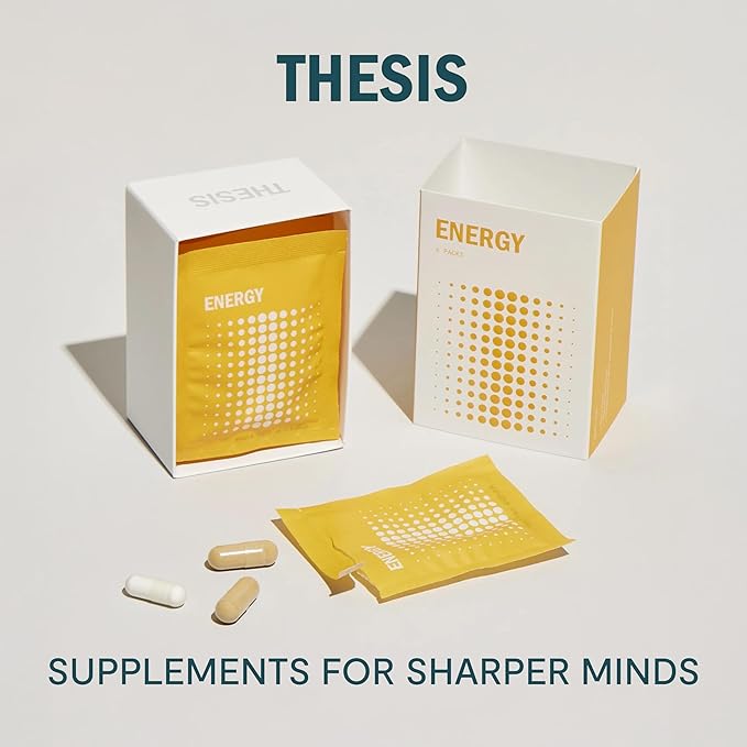 Energy - Energy Supplements - Promote Daily Energy & Focus with Choline, L Tyrosine, Teacrine & More - Nootropic Brain Support (12 Servings)