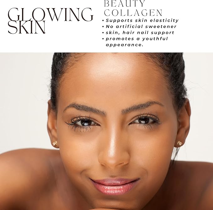Collagen+ Powder - 18g Protein - Hydrolyzed Collagen + Biotin + Hyaluronic Acid & Vitamin C | Gluten Free No Sugar Non GMO 16 Oz