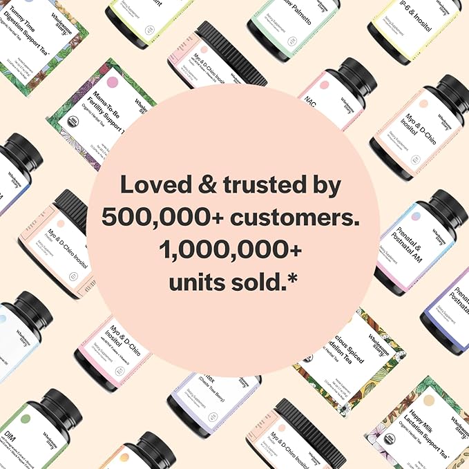 Wholesome Story Inositol Supplement | Myo Inositol & D-Chiro Inositol 2050mg | Hormonal Balance & Ovarian Support | 90 Day Supply