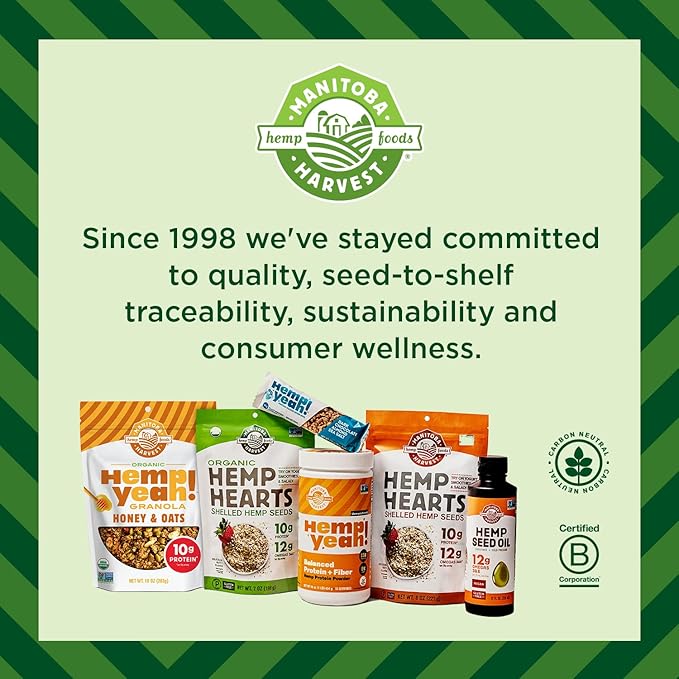 Manitoba Harvest Hemp Yeah! Organic Max Fiber Protein Powder, Omegas 3&6 per Serving, Chocolate, 16 Ounce, Packaging May Vary