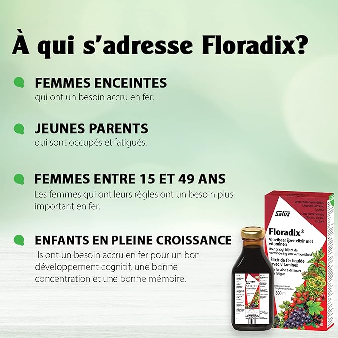 Floradix Liquid Iron and Vitamin Formula 250ml