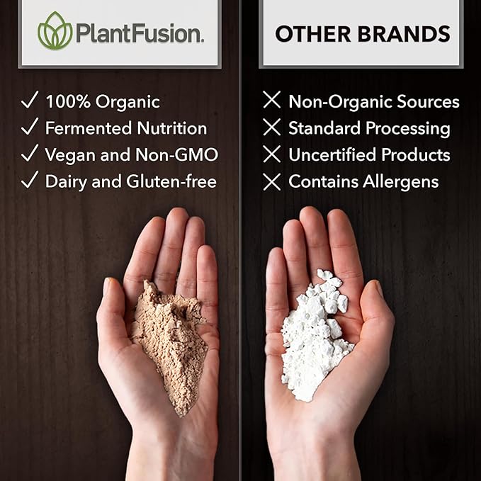 SOTRU Organic Vegan Protein Powder - Whole Food, Plant Based Protein Powder with Green Superfoods, Enzymes & Probiotics - USDA Certified Organic, Non-GMO, Gluten-Free - Vanilla 18.5 oz, 21 Servings