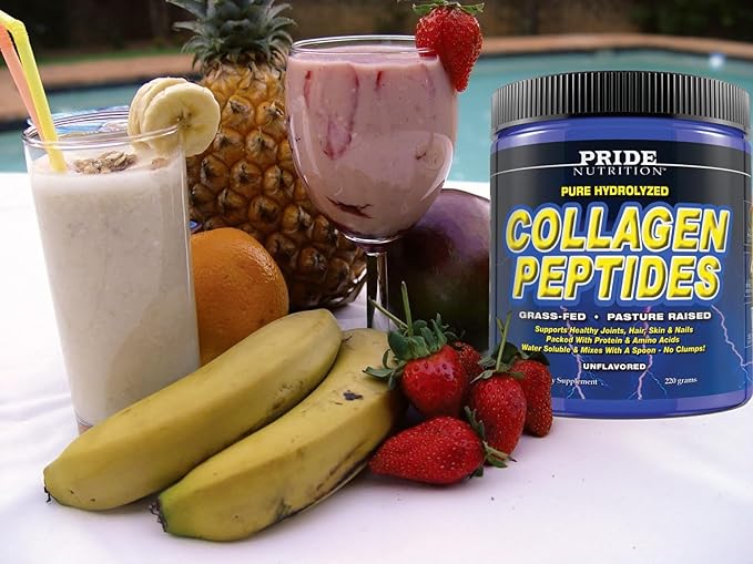 Collagen Peptides Powder - Grass Fed Pasture Raised Hydrolyzed Paleo and Keto Friendly Supplement - for Youthful Skin, Healthier Hair, Joints, Stronger Nails - GMO and Gluten Free