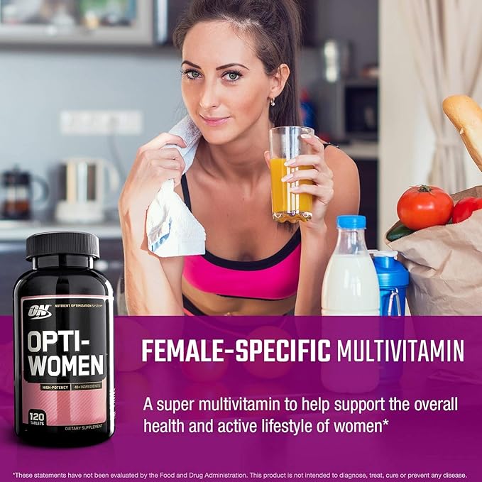 Optimum Nutrition Opti-Women Multi-Vitamin Capsules, 120 Count