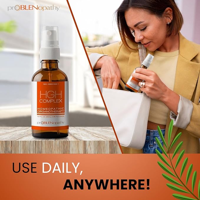 HGH Supplement for Men & Women Liquid Oral Spray 1 fl oz (30 ml) – Rapid Absorption & Easy to Use - Muscles Growth & Recovery - Natural Human Growth Hormone Supplement - 30 Day Supply