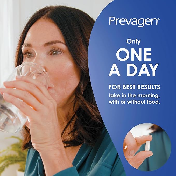 Prevagen Regular Strength 10mg, 60 Capsules |2 Pack| with Apoaequorin & Vitamin D with Attractive and Stackable Storage Box