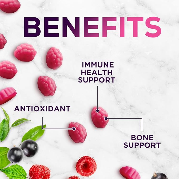 Zinc Gummy for Adults 50mg, Max Strength Bone, Skin & Immune Support Zinc Gummies, Vegan, Non-GMO & Gluten Free, Immune Health Support, Nature’s Antioxidant Chewable Zinc Vitamins - 120 Gummies