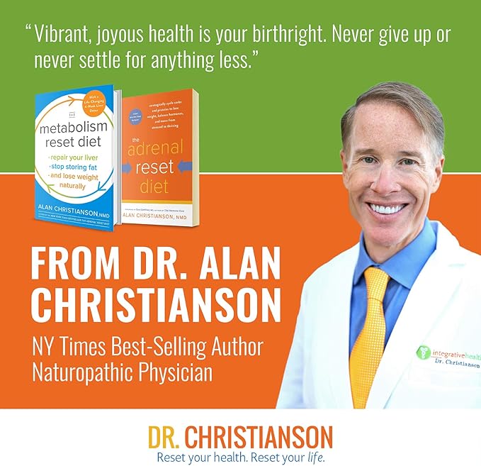 Dr. Christianson RS Complete - Resistant Starch Powder with Organic Green Banana Flour - Non-GMO + Dairy-Free Fiber Powder Supplement - The Metabolism Reset Diet (30 Servings / 300g)